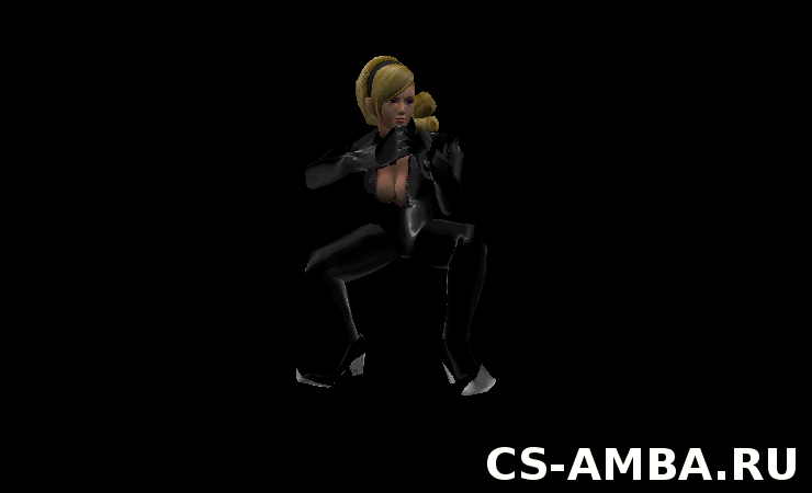 Lien Neville in Black Suit