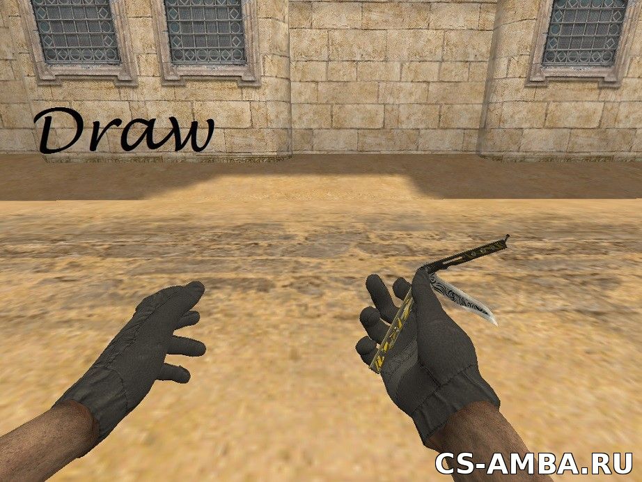 Tribal ButterFly On ImBrokeRU's Paincake Knife