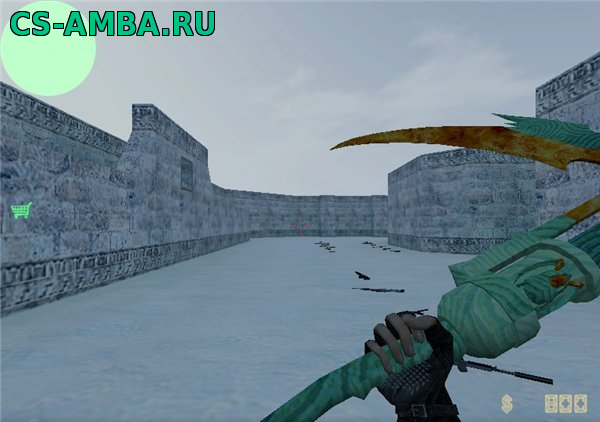 Модель Knife Dragon Fire для Counter-Strike 1.6