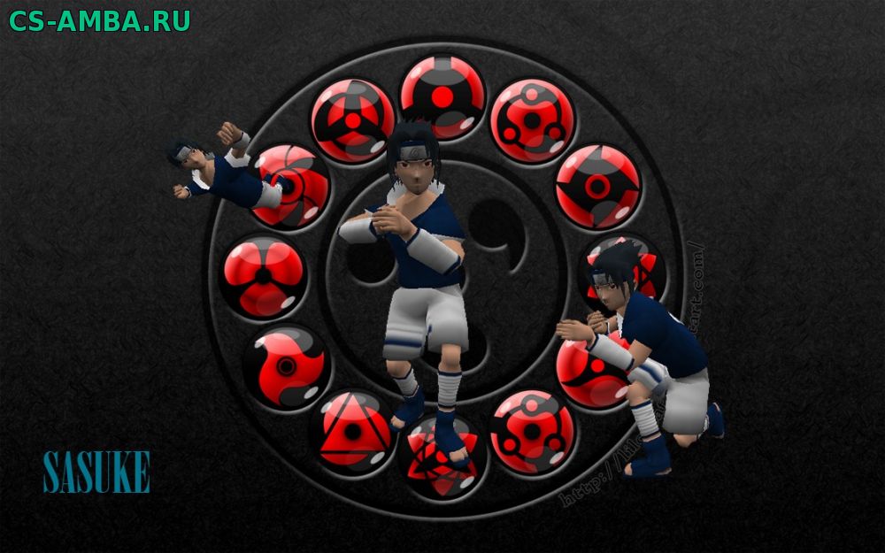 Новый скин игрока для cs 1.6 | Sasuke