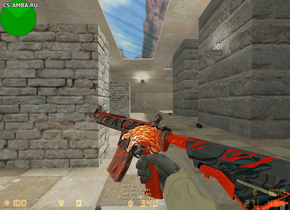 Модель m4a4 Howl (HD) для CS 1.6
