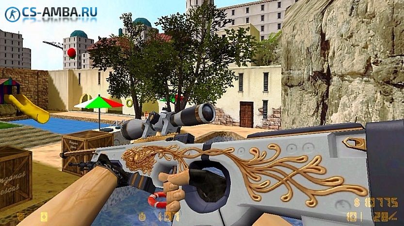 AWP - Phoenix Gold (HD) для cs 1.6