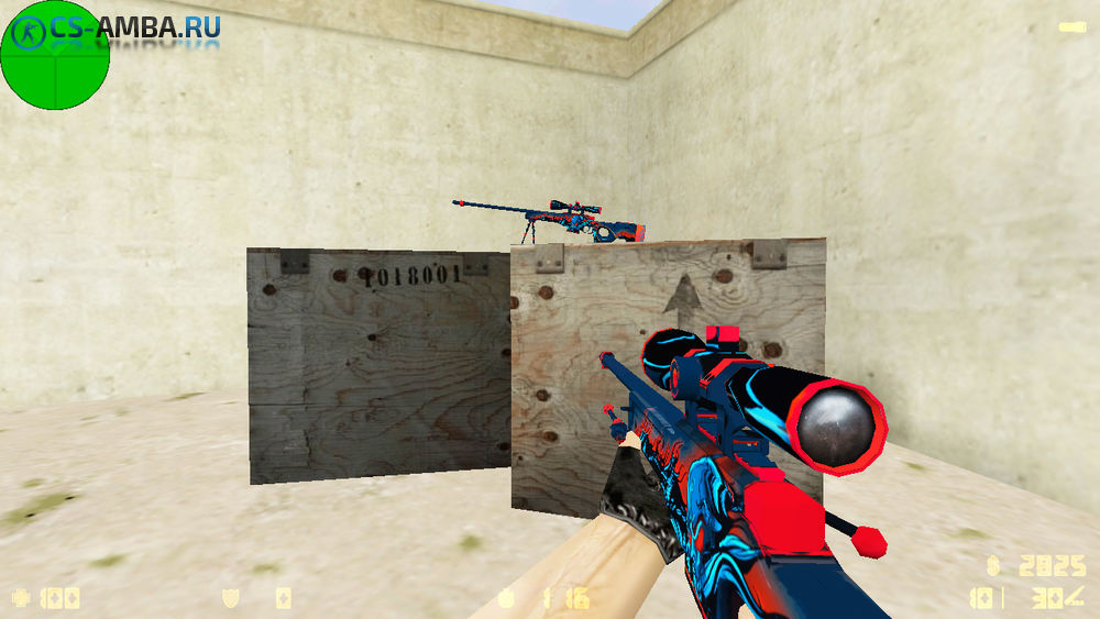 Модель оружия HD: AWP «Volcano» для CS 1.6
