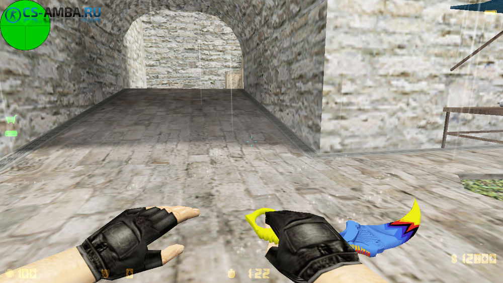 Уникальный нож «Kerambit — Discontinuity» для Cs 1.6
