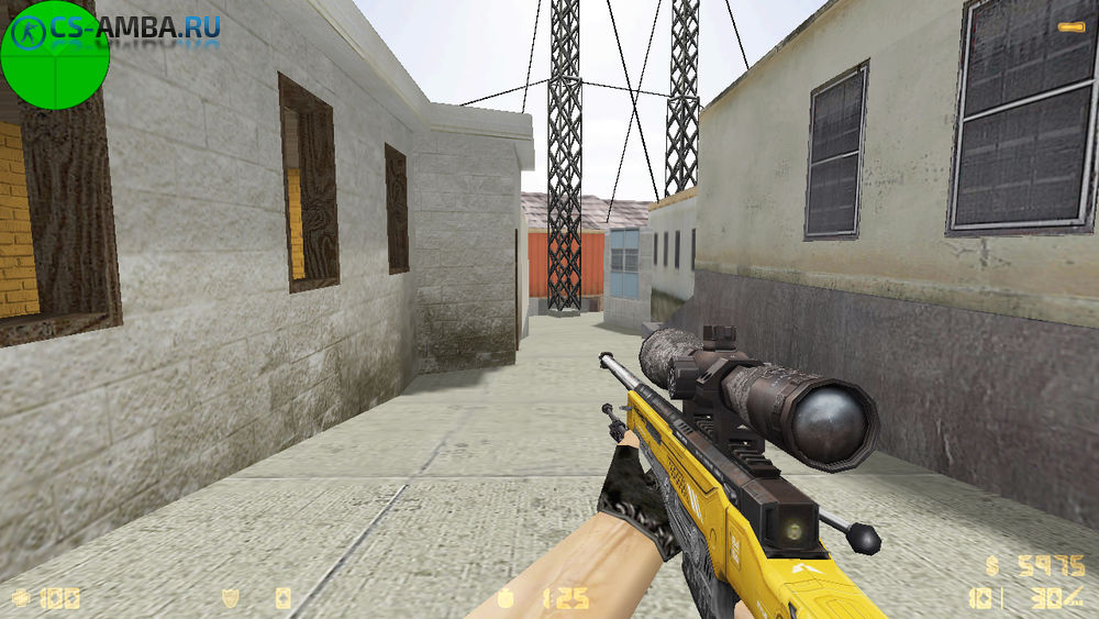 Новая модель AWP «Annihilator — Yellow» для CS 1.6