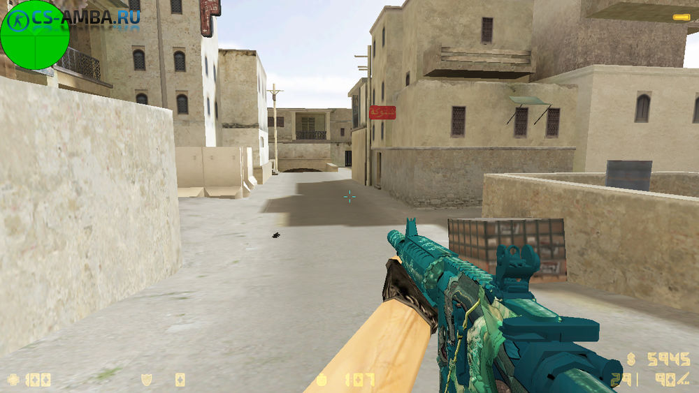 Модель винтовки M4A4 — Poseidon (HD) для cs 1.6