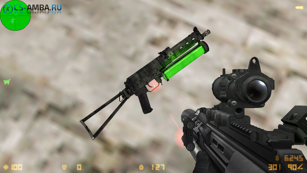 Модель PP-19 Bizon «Fuel Rod — Топливный Стержень» для CS 1.6