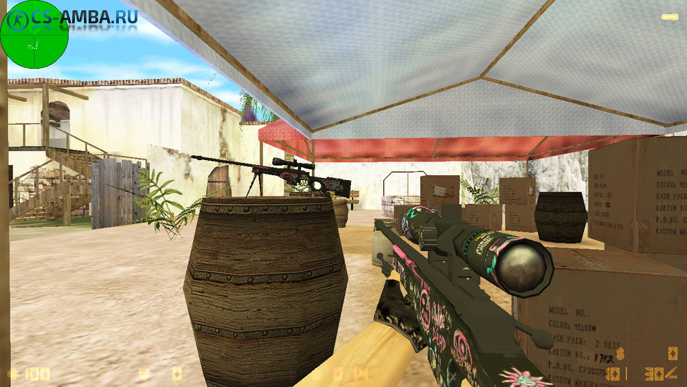 Модель оружия AWP «Fever Dream» HD для CS 1.6