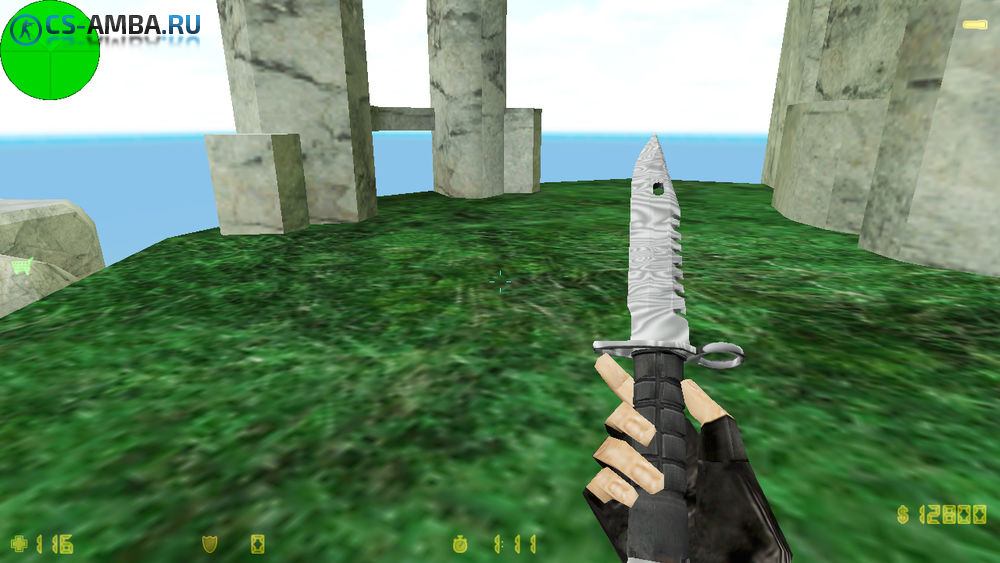 Модель ножа «M9 Bayonet — Damascus Steel» для CS 1.6