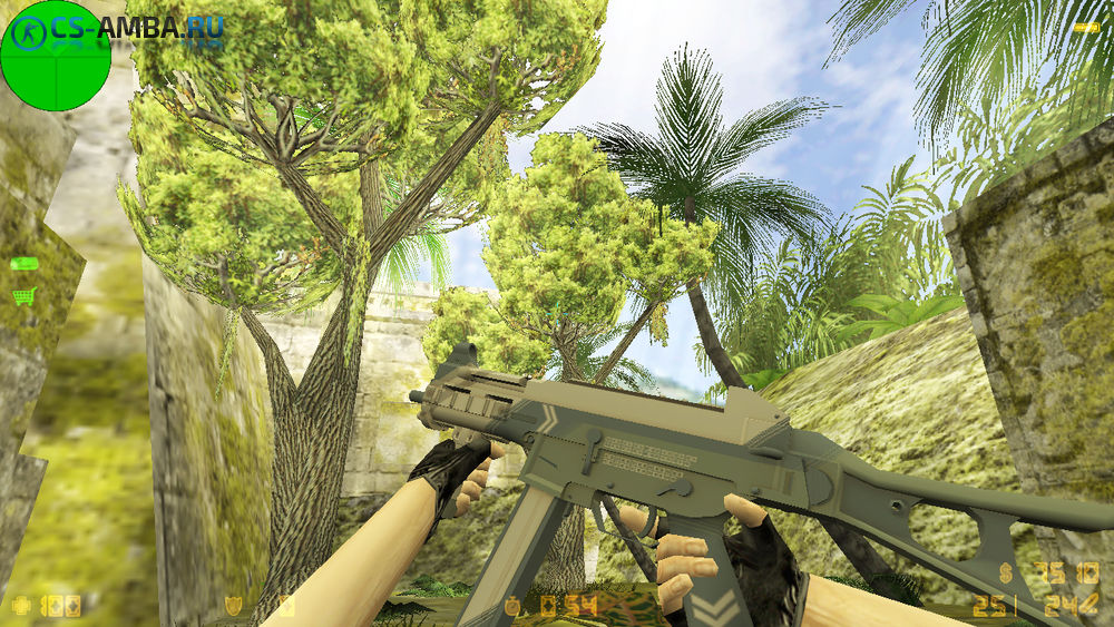 Автомат UMP-45 «Scaffold» для cs 1.6