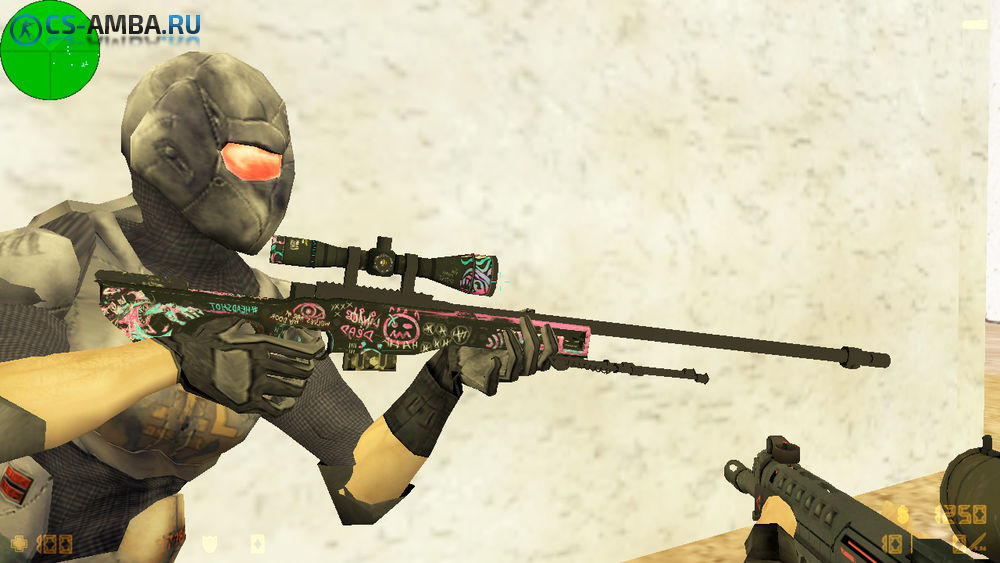 Модель оружия AWP «Fever Dream» HD для CS 1.6