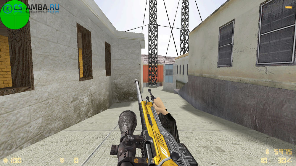 Новая модель AWP «Annihilator — Yellow» для CS 1.6