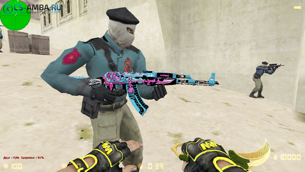 Моделька AK-47 «Ganesha — Version 2» для C-s 1.6