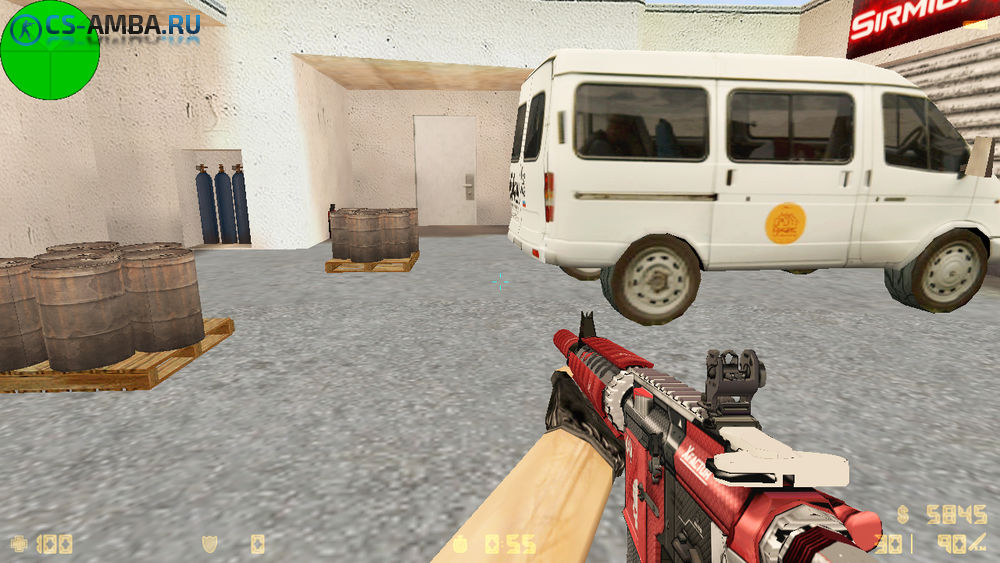 Модель оружия HD: M4A4 «X-FACTOR» для CS 1.6
