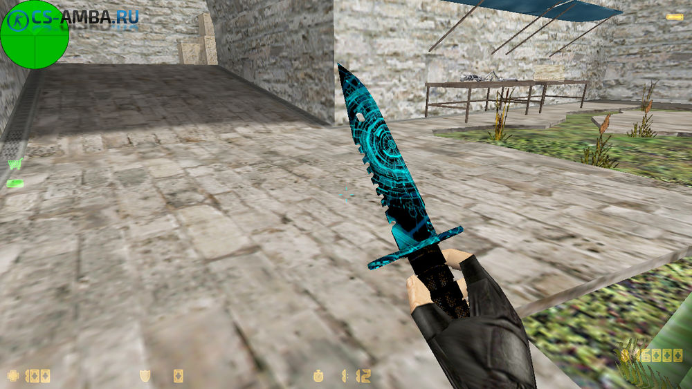 Крутая модель ножа M9 Bayonet - Oskolok для CS 1.6