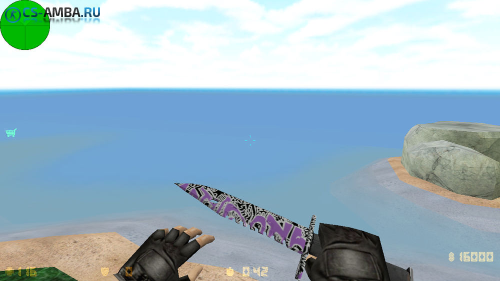 Нож M9 Bayonet - Ручная роспись для Cs1.6