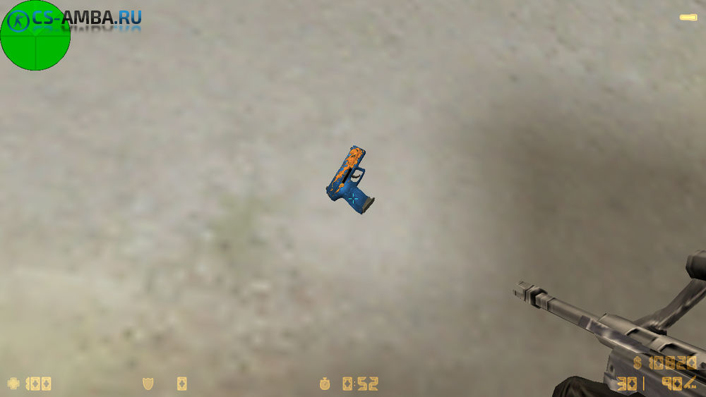 Пистолет P2000 - Fire Elemental (HD) для CS 1.6