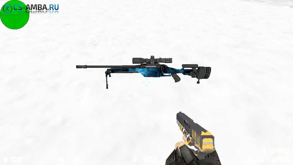 Винтовка SSG 08 - Abyss с анимацией для CS 1.6
