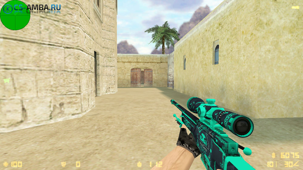 AWP - RUA | c анимацией осмотра для CS 1.6