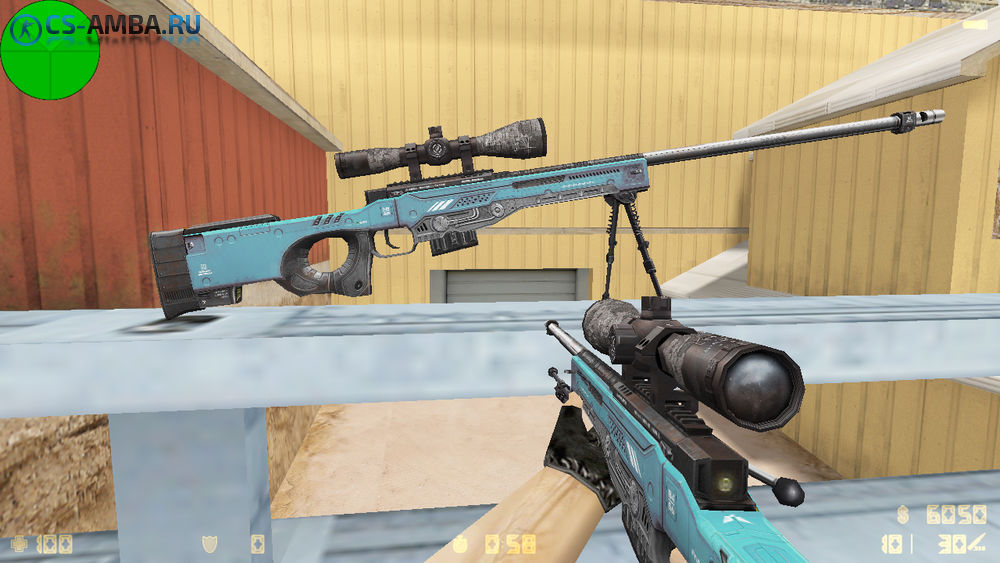 Модель AWP [HD] Annihilator - Blue для Кс 1.6