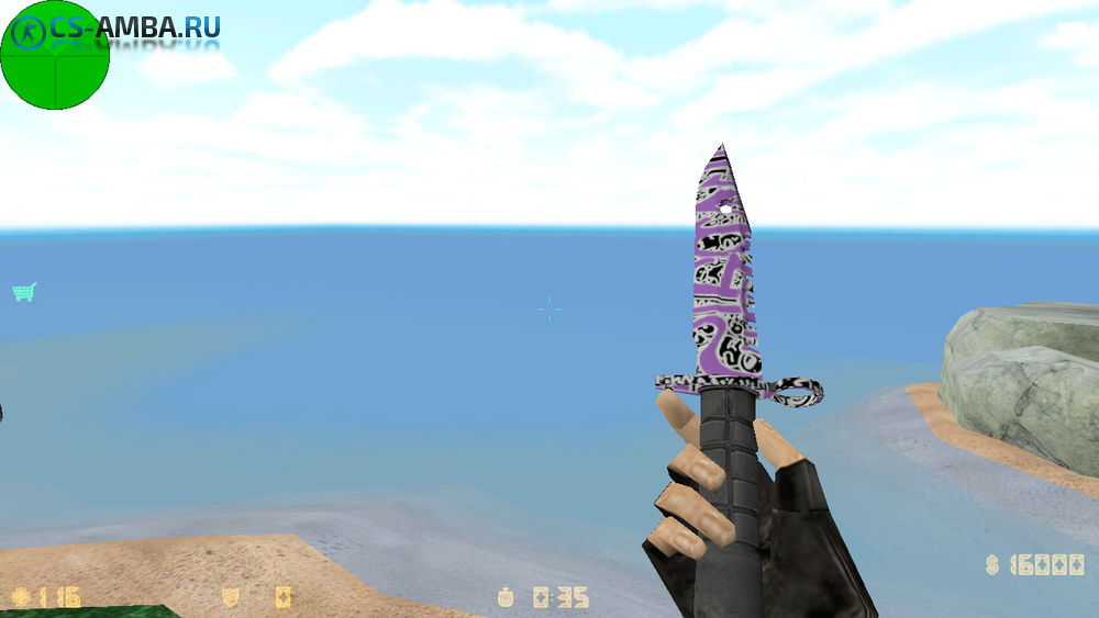 Нож M9 Bayonet - Ручная роспись для Cs1.6