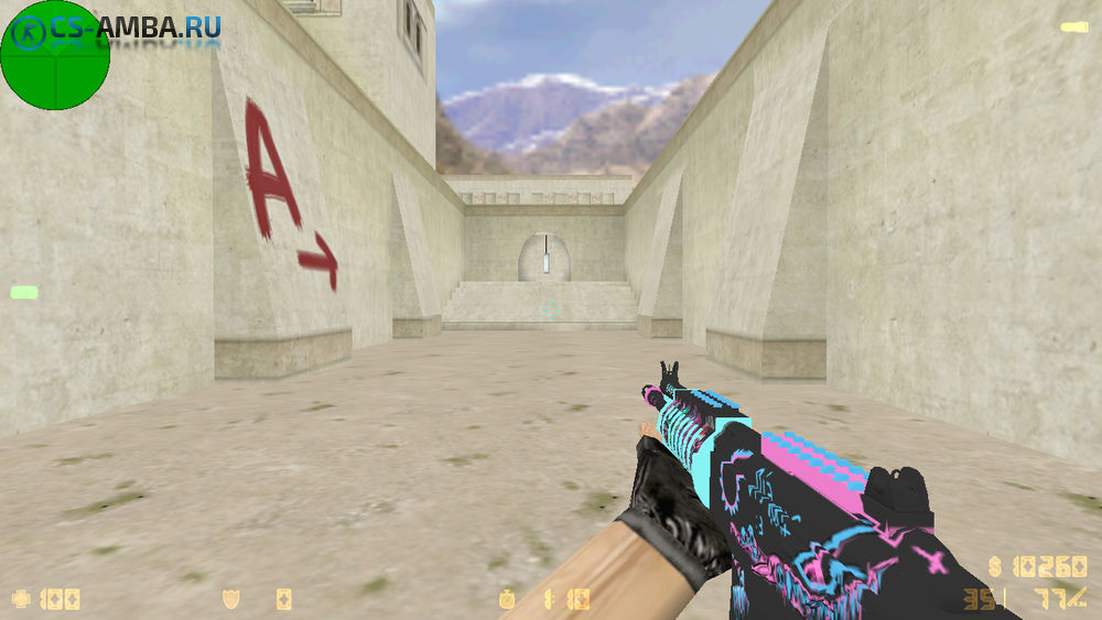 Модель Galil AR «Психопат — Psychopath» для CS 1.6