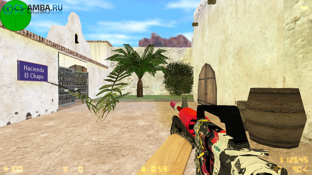 Модель HD M4A1-S «Wild Style — Дикий Стиль» для Cs 1.6