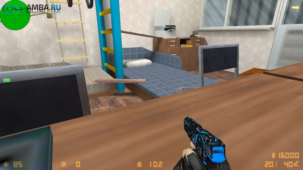 Модель Glock-18 | Fowl Thing Neptune | для CS 1.6