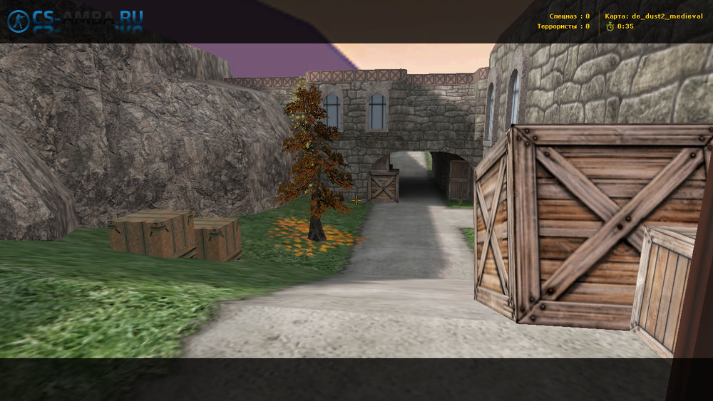 Карта «De_Dust2_Medieval» для Cs 1.6