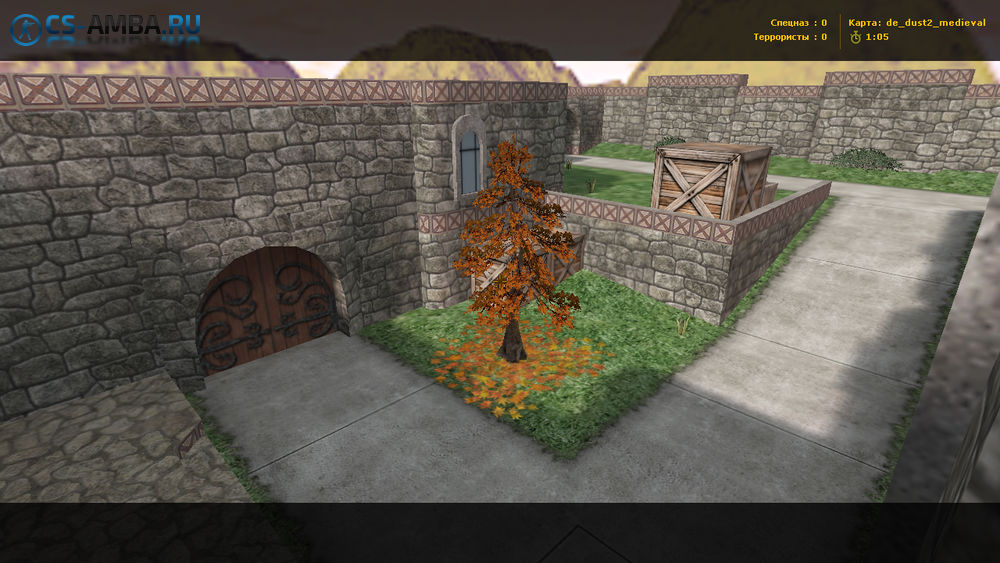 Карта «De_Dust2_Medieval» для Cs 1.6
