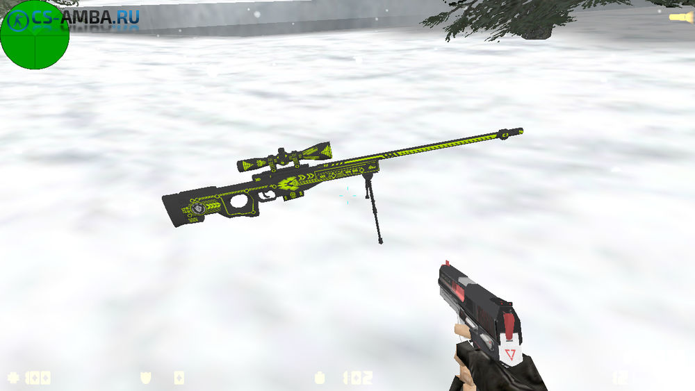 Модель HD AWP «Machine — Машина» с анимацией для CS 1.6