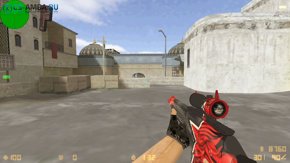 Модель HD SG 553 «StarLadder» с анимацией для CS 1.6