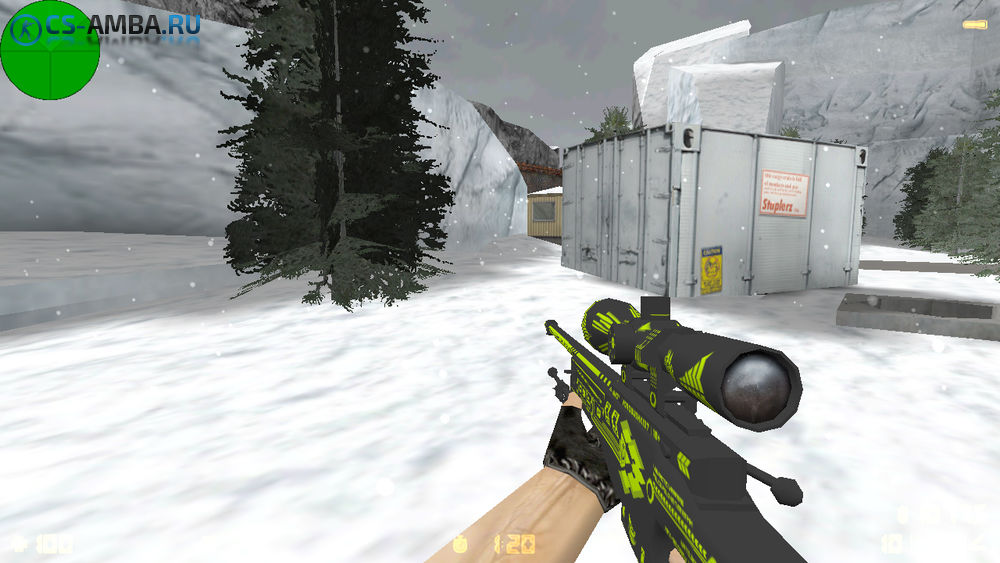 Модель HD AWP «Machine — Машина» с анимацией для CS 1.6