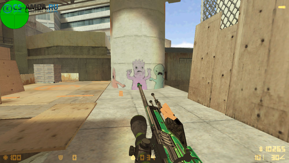 Модель HD AWP «Suppressed Power — Viper Strike» для CS 1.6