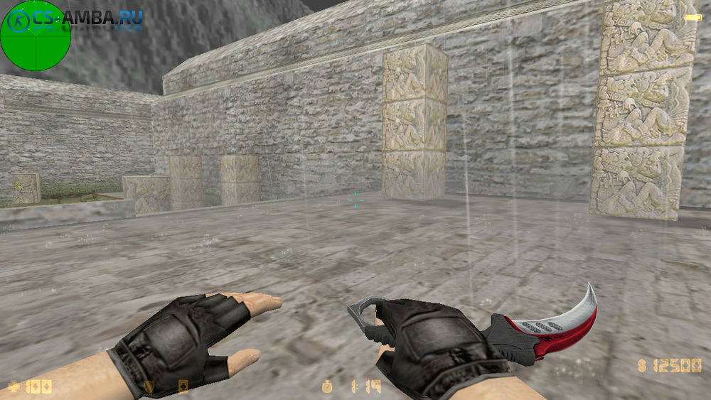 Модель ножа HD Karambit «Autotronic» для CS 1.6