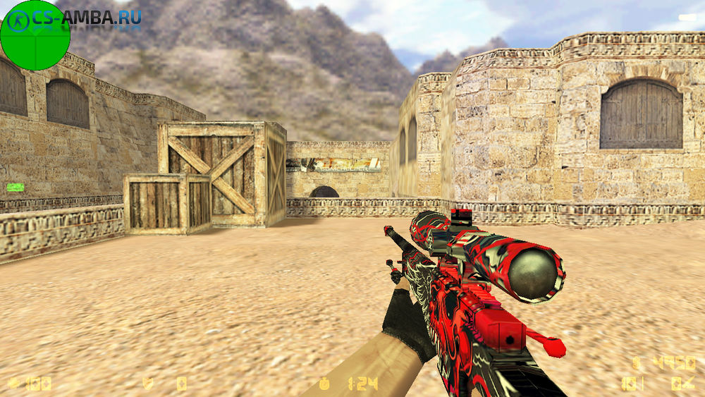Модель HD AWP «Шакал» с анимацией для CS 1.6
