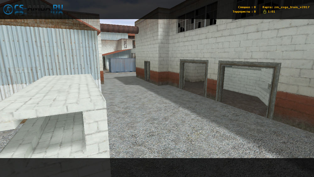 Карта «ZM_CsGo_Train_v2017» для серверов Cs 1.6