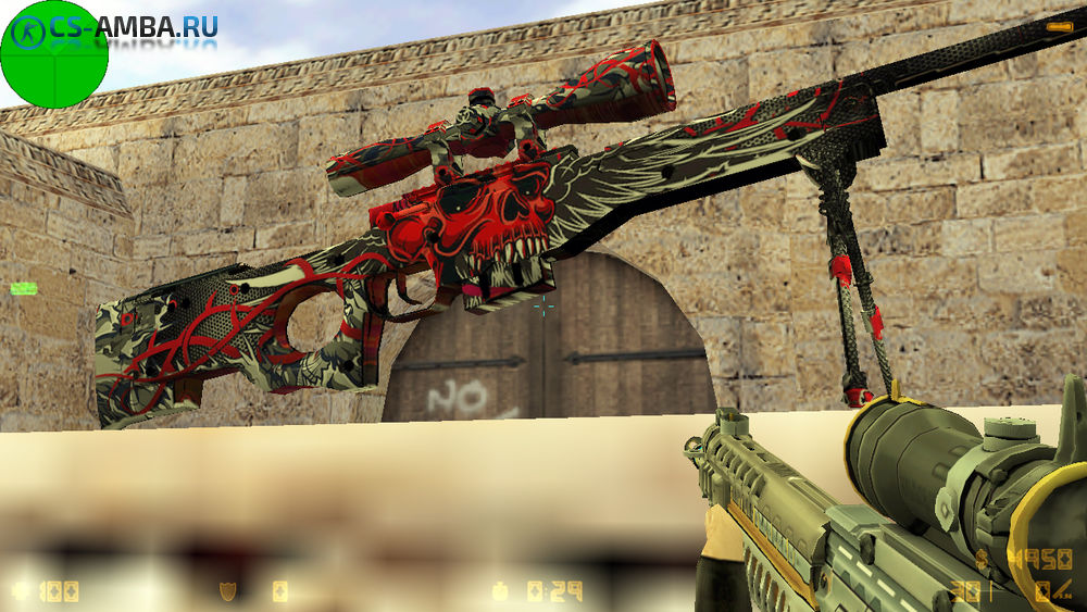 Модель HD AWP «Шакал» с анимацией для CS 1.6