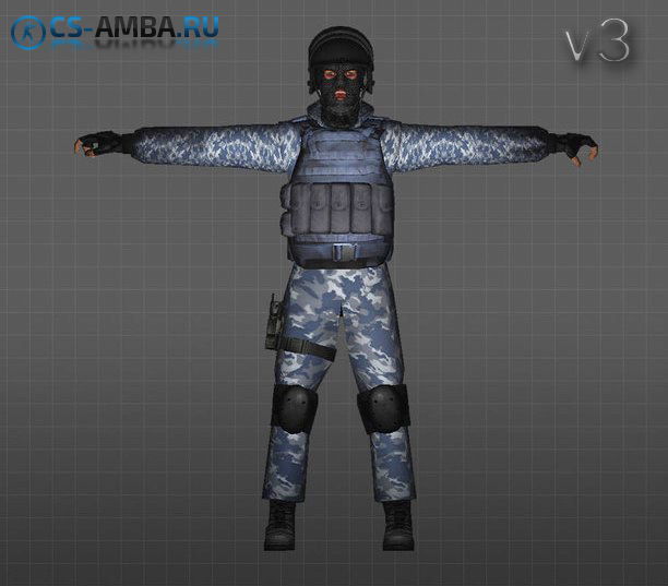 Модели игроков «Отряд ОМОНа» для CS 1.6