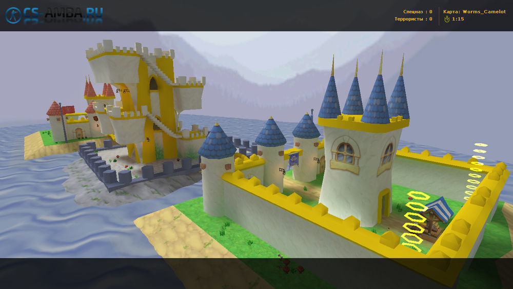 Карта «Worms_Camelot» для CS 1.6