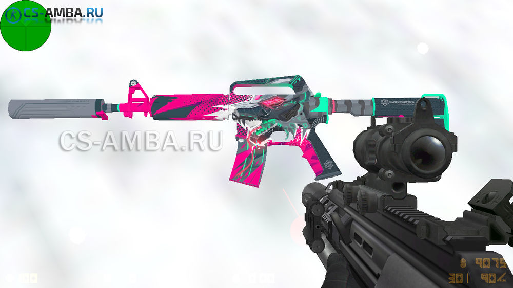 Стандартная HD модель M4A1 «AlpharWolf» для CS 1.6