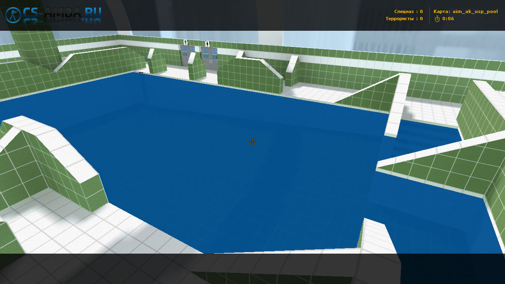 Карта «aim_ak_usp_pool» для CS 1.6