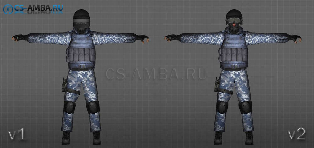 Модели игроков «Отряд ОМОНа» для CS 1.6