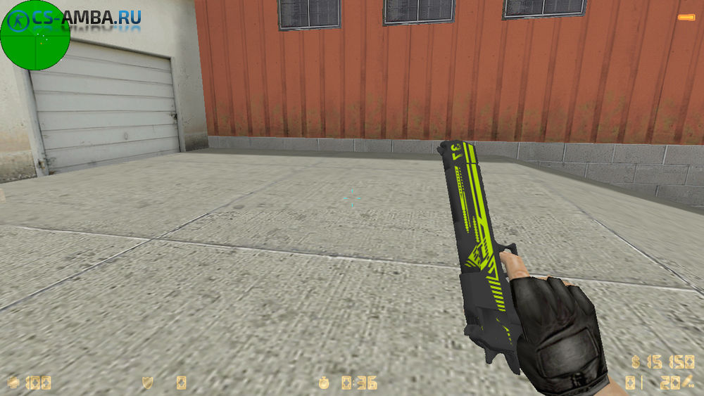 Модель HD Deagle «Machine» c анимацией для CS 1.6