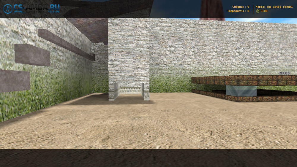 Карта «zm_aztec_camp1» для Counter-Strike 1.6