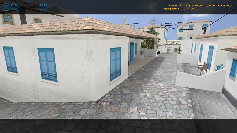 Карта DE_Dust2 «Santorini» Export_B1 для CS 1.6