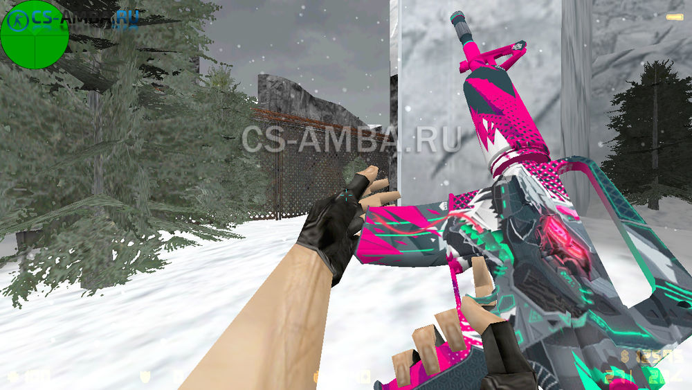 Стандартная HD модель M4A1 «AlpharWolf» для CS 1.6