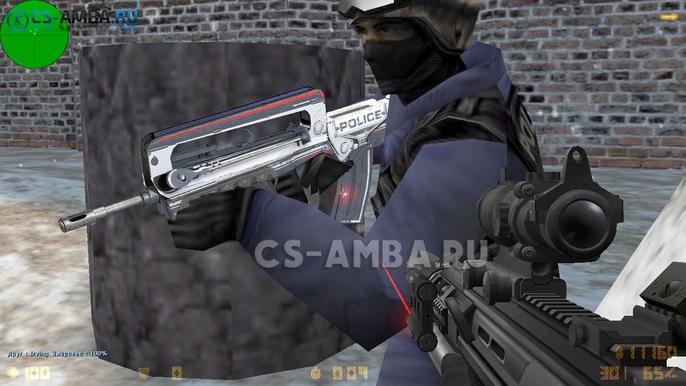 Модель HD Famas «Police» для CS 1.6