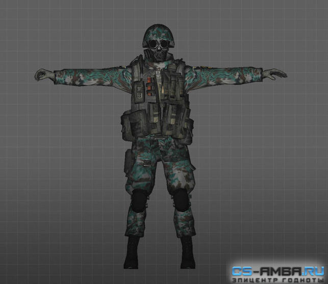 Пак моделей игроков «Лесной Десант» для CS 1.6