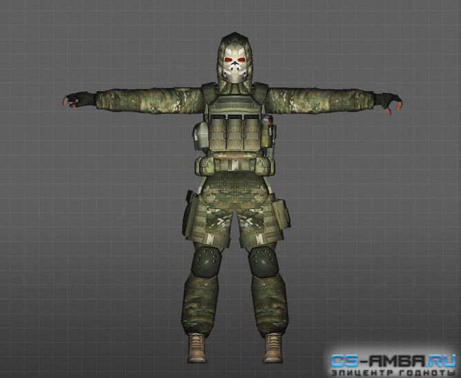 Пак моделей игроков «Наёмники» для CS 1.6